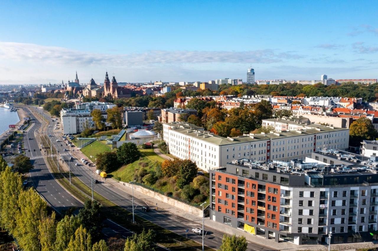 Apartament 8B Waly Chrobrego Szczecin Exteriör bild